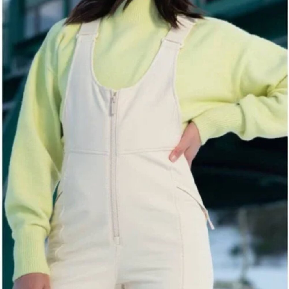 Haldays Isabel Soft Shell Bib Pant in Oat Milk